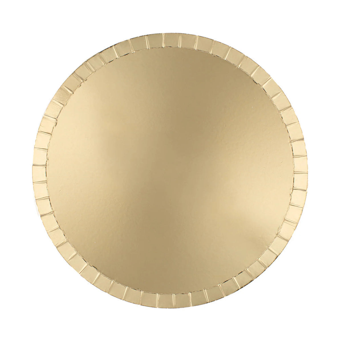 Shade Collection Gild dinner plates with gold rim detail and matte finish