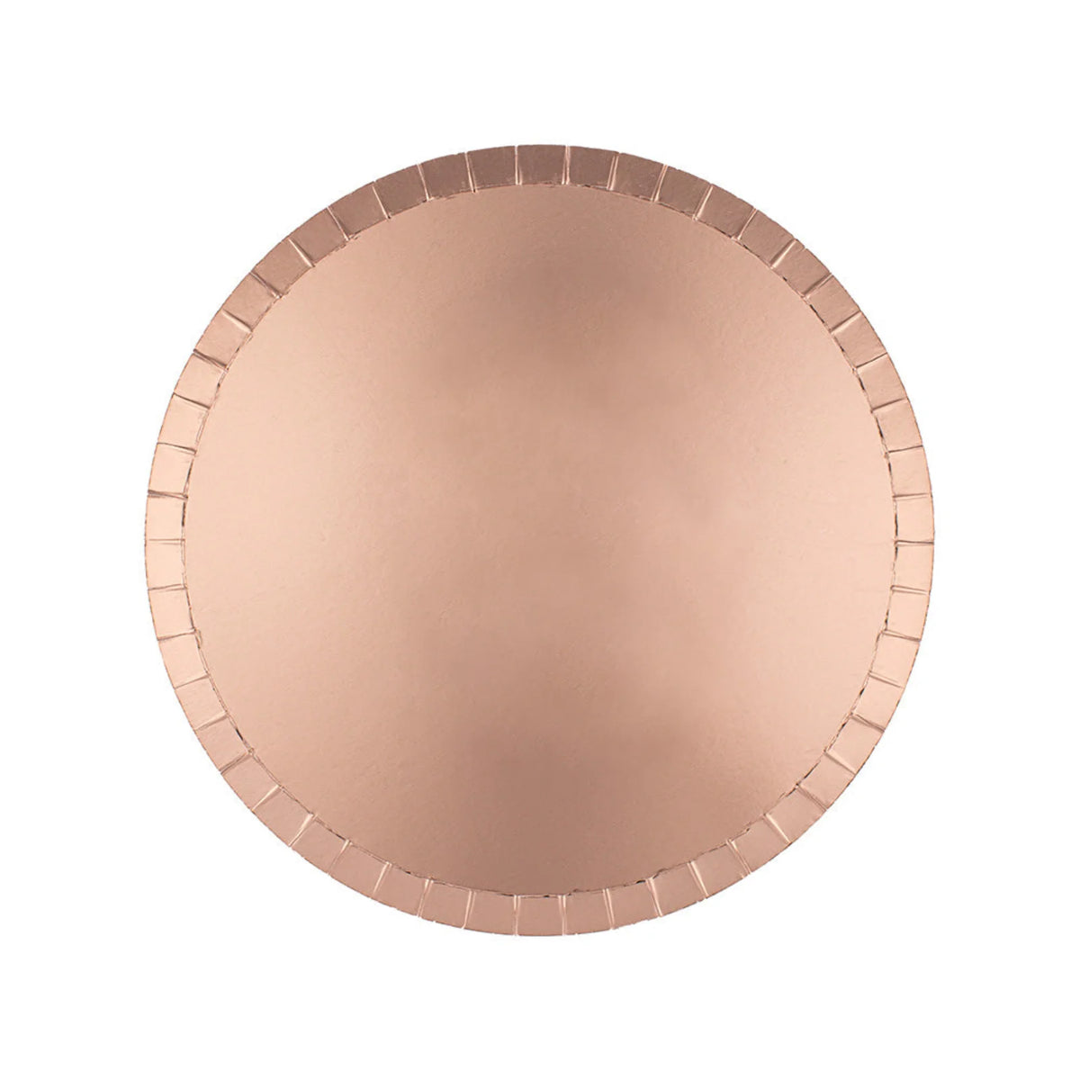 Shade Collection Rosewood Dessert Plate with warm wooden finish and elegant minimalist design