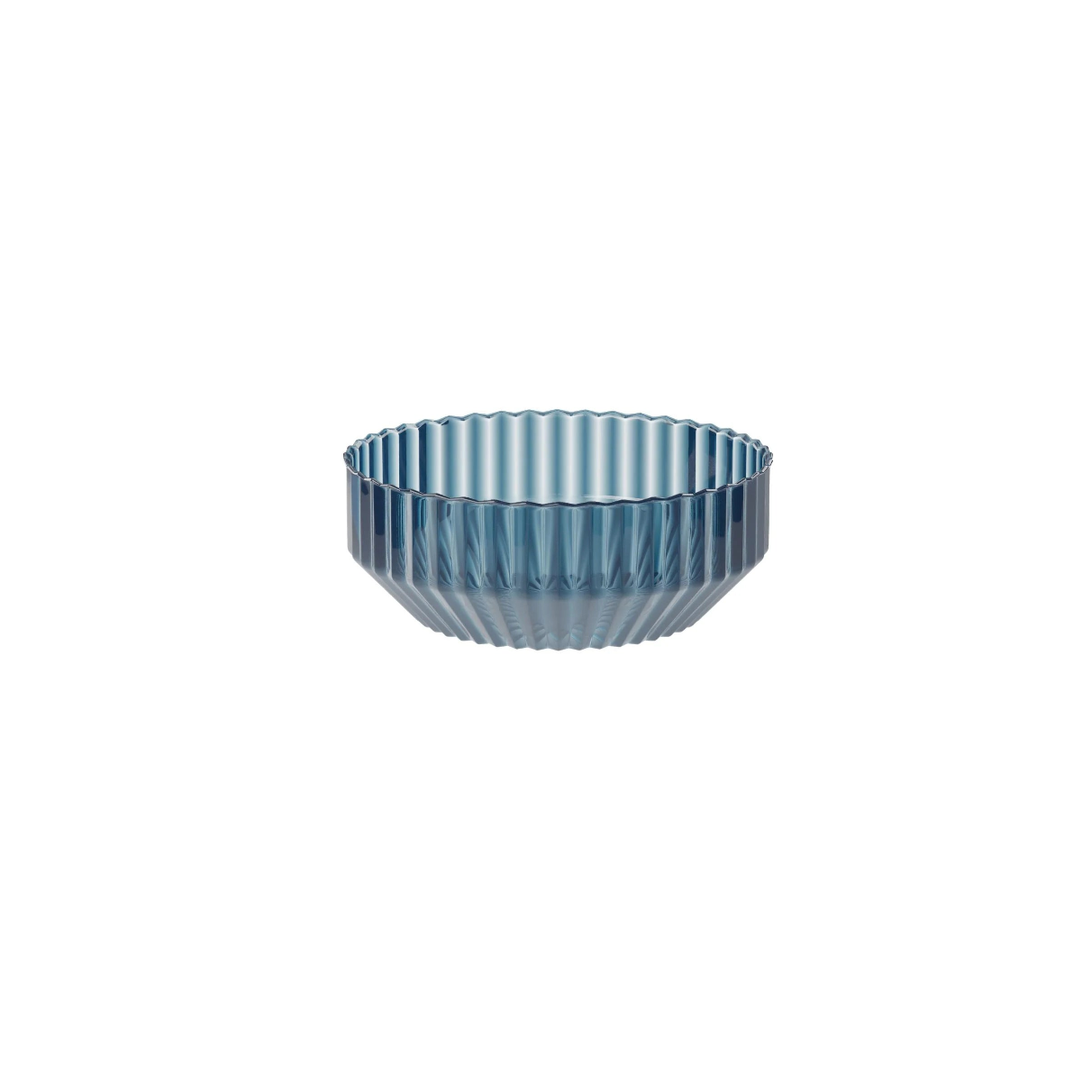 crystal topaz ribbed plastic bowl to elevate your tablescape