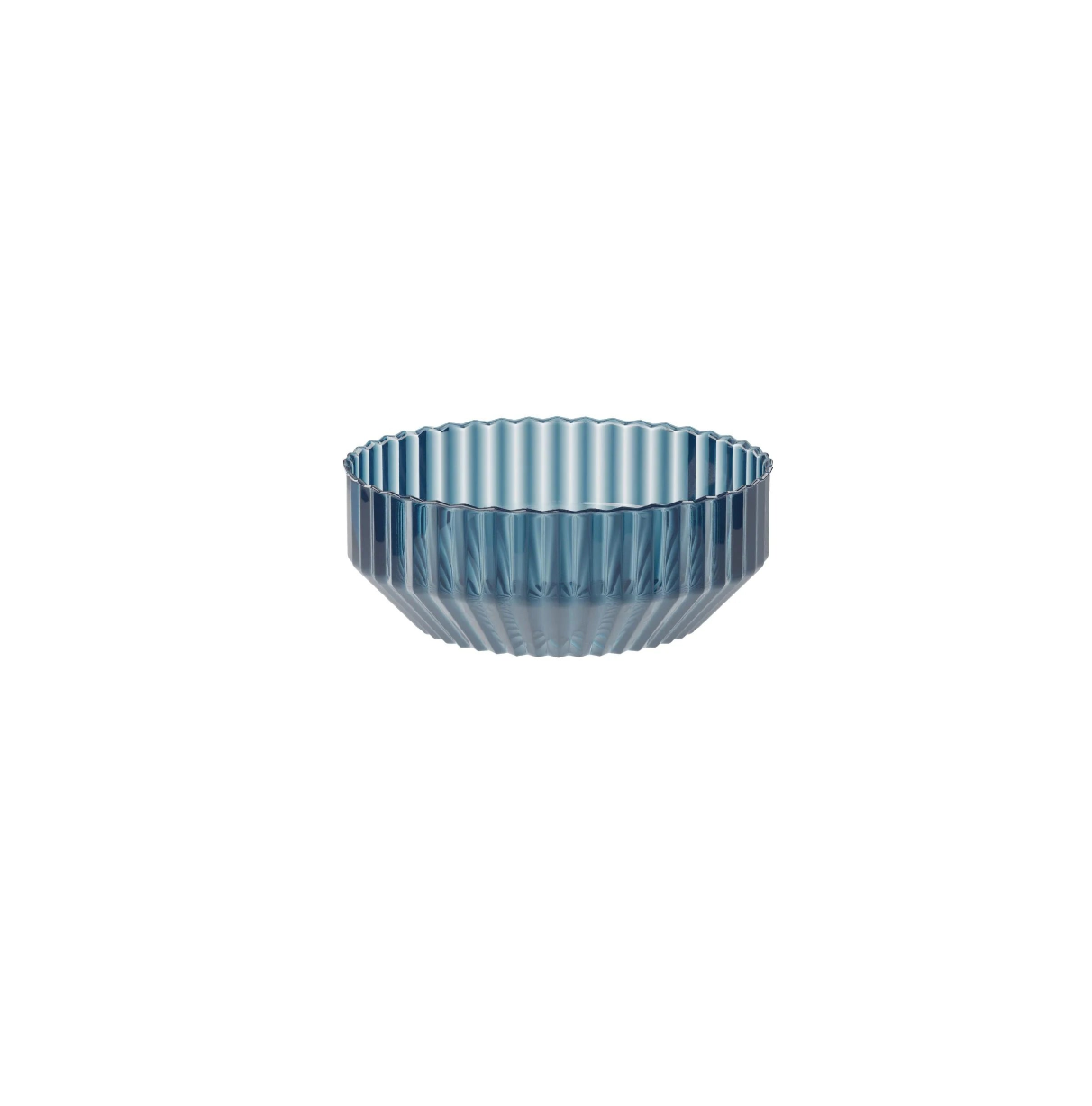 crystal topaz ribbed plastic bowl to elevate your tablescape