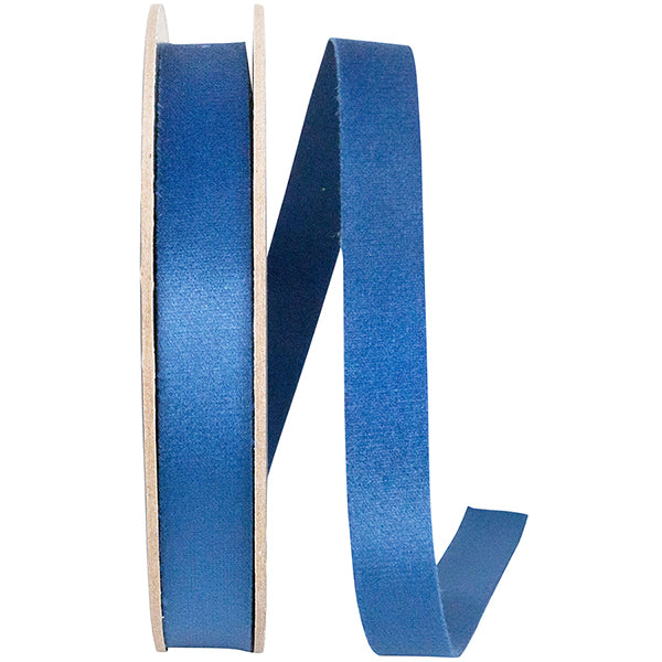 Blue ribbon on a white background
